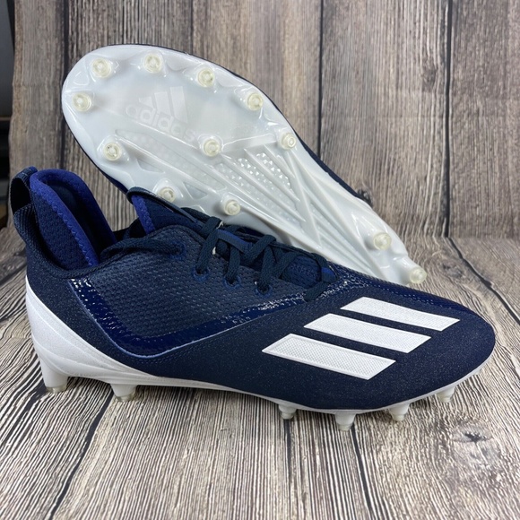adidas Other - Adidas Adizero Scorch Football Cleats Navy Blue/White/Mystery Ink FX4250
